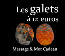 Les Galets à 12 euros : Message et mot cadeau symbolique original